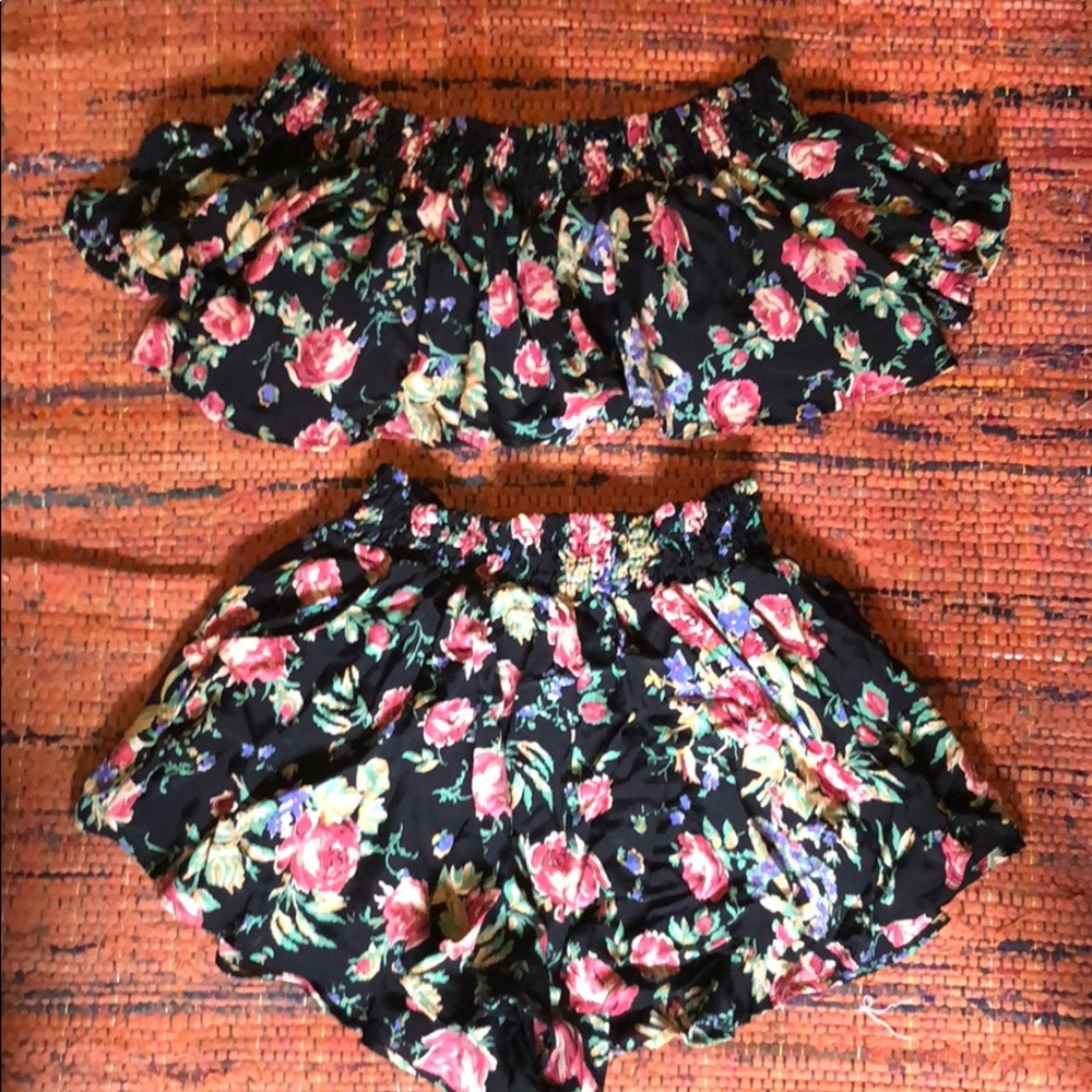 Free People floral set